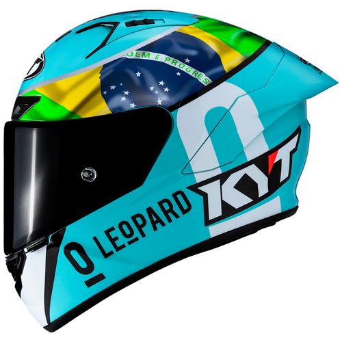 Capacete KYT NZ Race Leopard Brasil